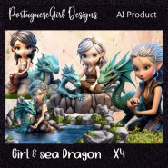 Girl & Sea Dragon