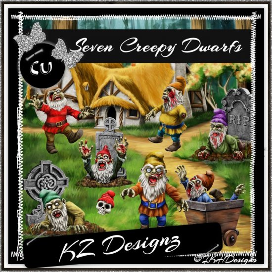 Seven Creepy Dwarfs CU - Click Image to Close