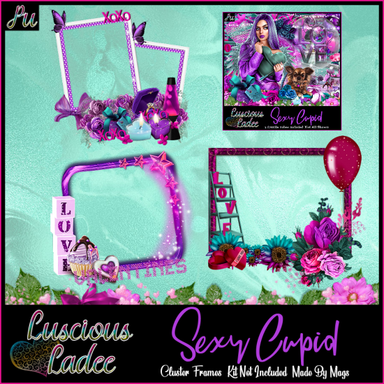 Sexy Cupid Cluster Frames - Click Image to Close