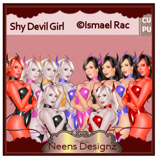 Shy Devil Girl - Click Image to Close