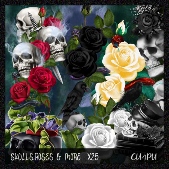 Skulls, Roses & More - Click Image to Close