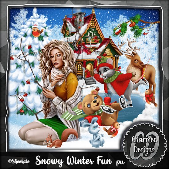 Snowy Winter Fun - Click Image to Close