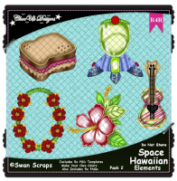 Space Hawaiian Items Elements R4R Pack 2