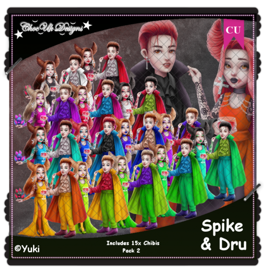 Spike & Dru CU/PU Pack 2 - Click Image to Close