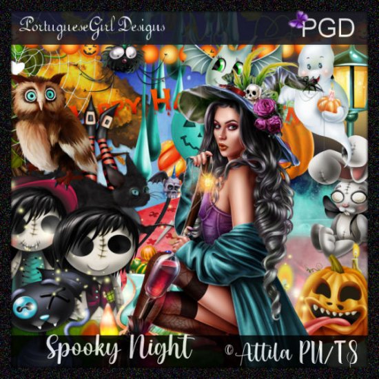 Spooky Night - Click Image to Close