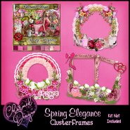 Spring Elegance Cluster Frames