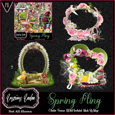 Spring Fling Cluster Frames