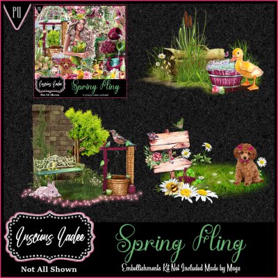 Spring Fling Embellishments