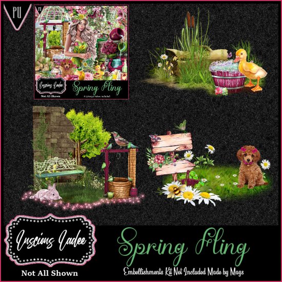 Spring Fling Embellishments - Click Image to Close