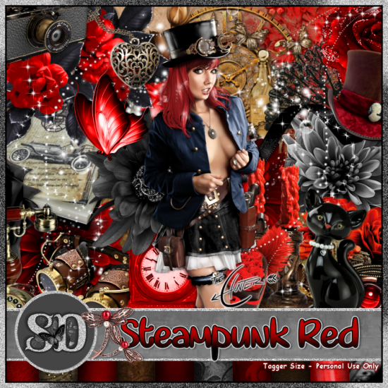 Steampunk Red Kit - Click Image to Close