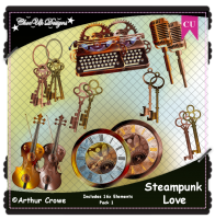Steampunk Love CU/PU Pack 1