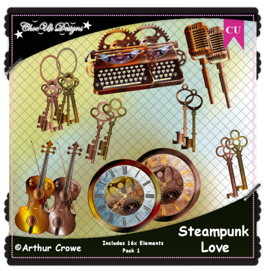Steampunk Love CU/PU Pack 1 - Click Image to Close