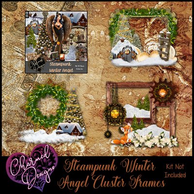 Steampunk Winter Angel Clusters