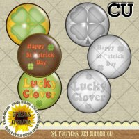 St Patty Button Templates