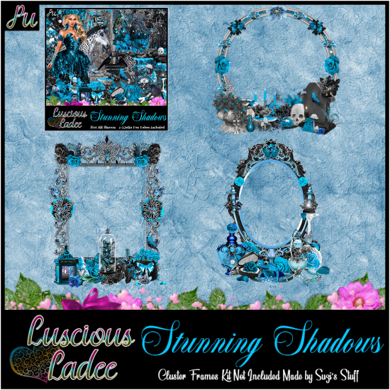 Stunning Shadows Cluster Frames - Click Image to Close
