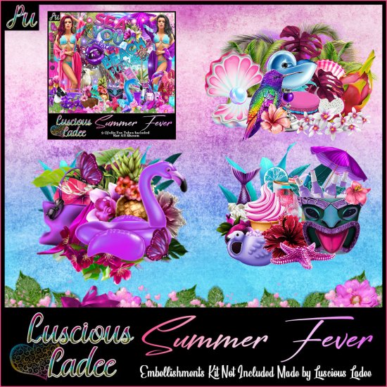 Summer Fever Embellishments - Click Image to Close