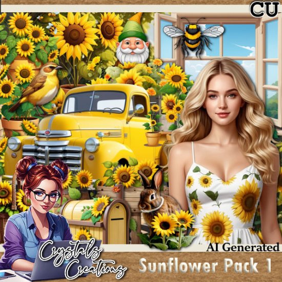 Sunflower CU Pack 1 - Click Image to Close