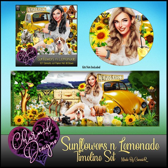 Sunflowers n Lemonade Timeline Set - Click Image to Close