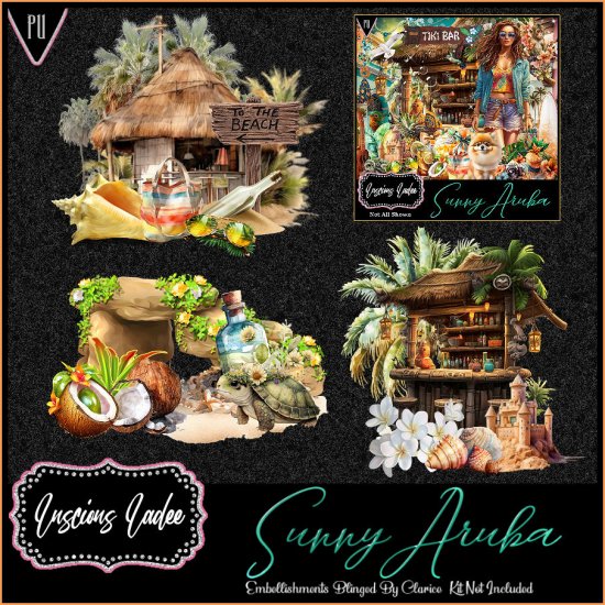 Sunny Aruba Embellishments - Click Image to Close