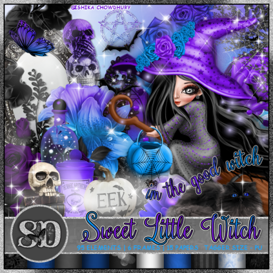 Sweet Little Witch Kit - Click Image to Close