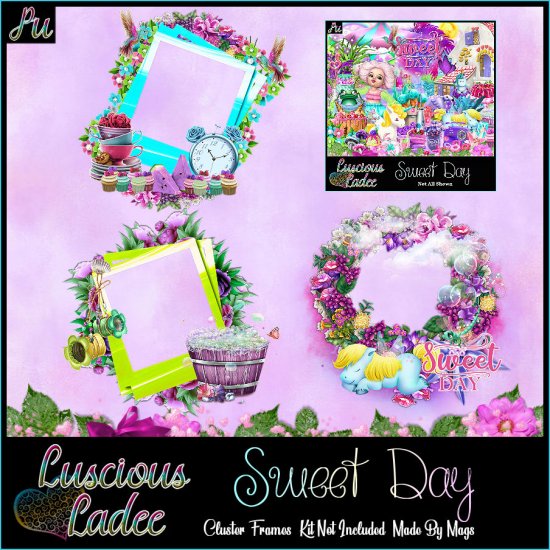 Sweet Day Cluster Frames - Click Image to Close