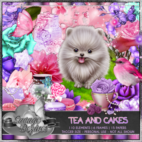 Tea and Cakes Kit - Click Image to Close