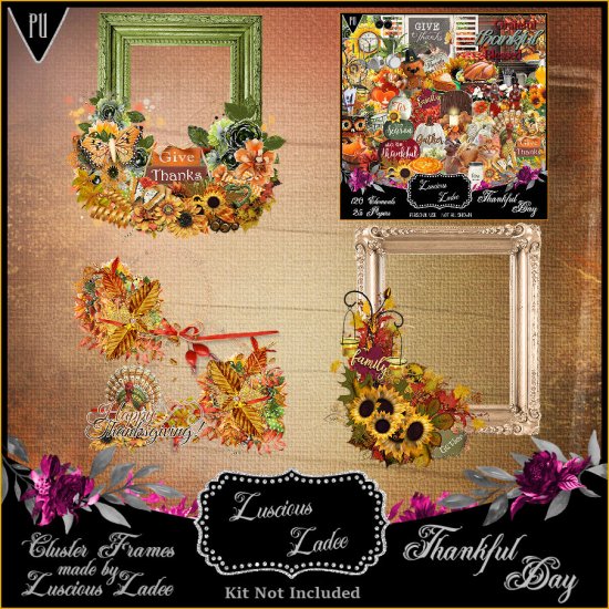 Thankful Day Cluster Frames - Click Image to Close