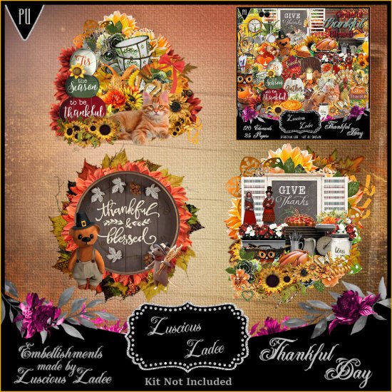 Thankful Day Embellishments - Click Image to Close