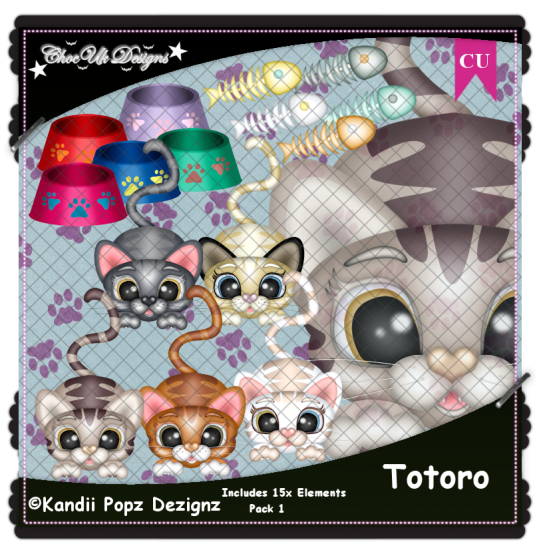 Totoro CU/PU Pack 1 - Click Image to Close