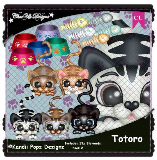 Totoro CU/PU Pack 2 - Click Image to Close