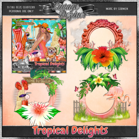 Tropical Delights Clusters 3 - Click Image to Close