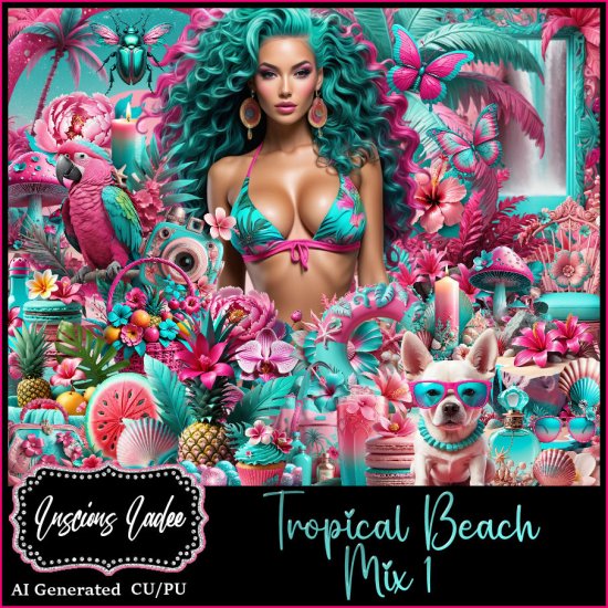 Tropical Beach Mix 1 - Click Image to Close