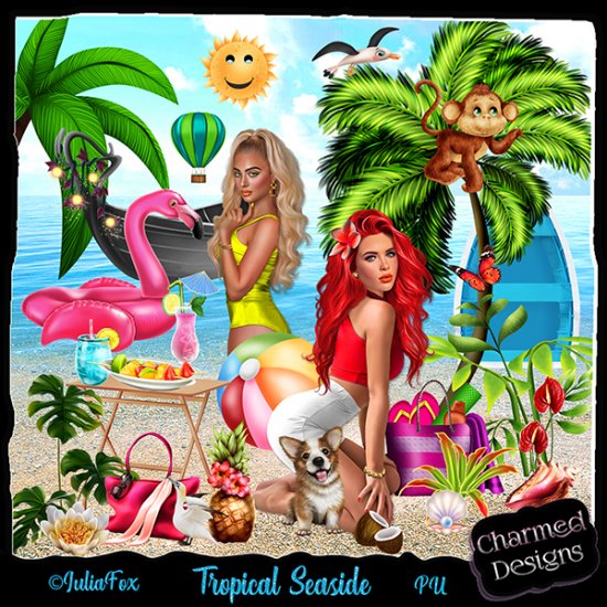 Tropical Seaside - Click Image to Close