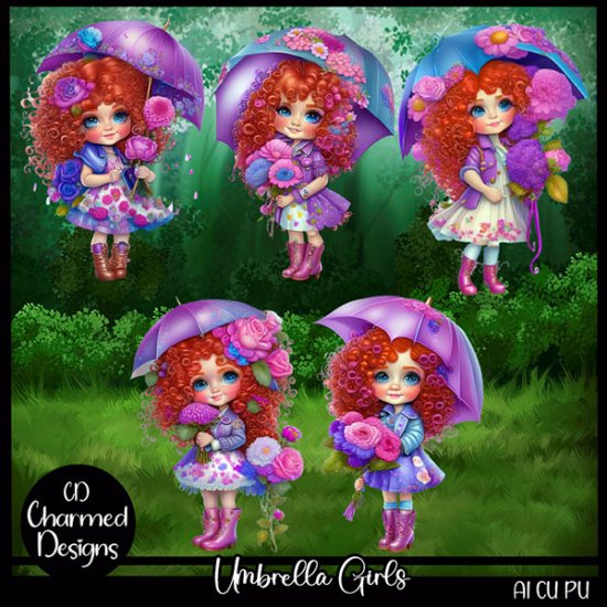 Umbrella Girls - Click Image to Close