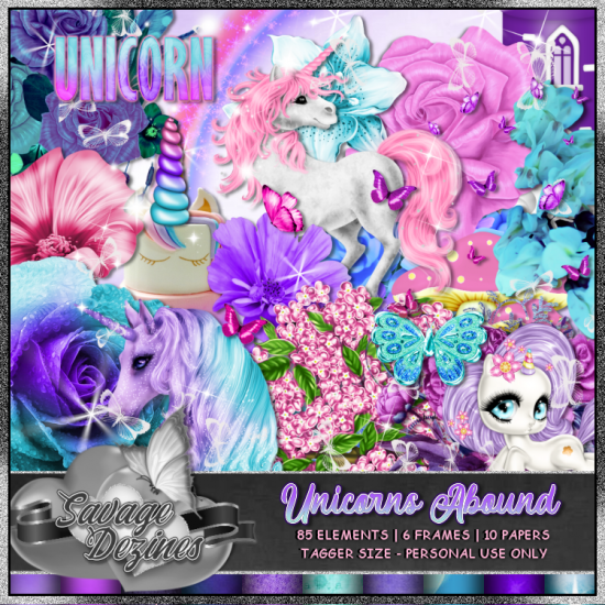 Unicorns Abound Kit - Click Image to Close