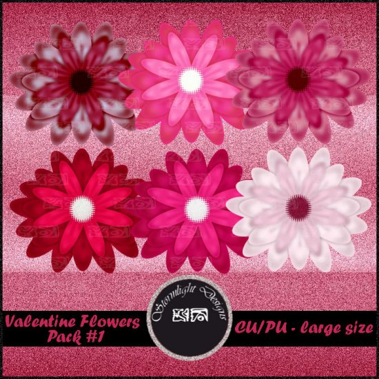 Valentine Flowers Pack CU/PU - Click Image to Close