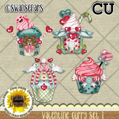 Valentine Cuppy Set 1