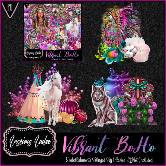 Vibrant BoHo Embellishments - Click Image to Close