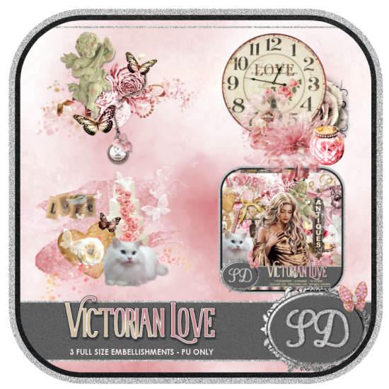 Victorian Love Embellishments - Click Image to Close