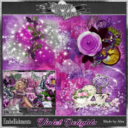 Violet Delights Embellishments