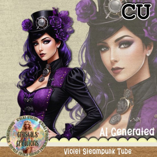 Violet Steampunk Tube - Click Image to Close