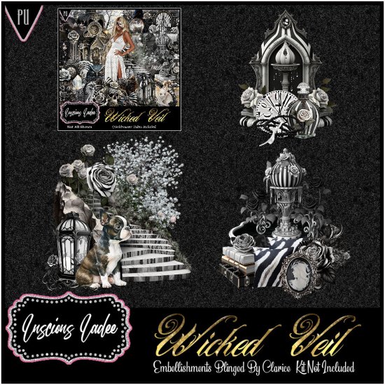 Wicked Veil Embellishments - Click Image to Close