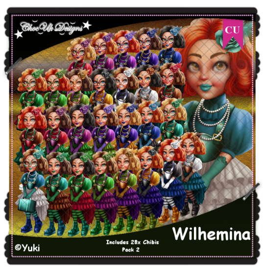 Wilhemina CU/PU Pack 2 - Click Image to Close