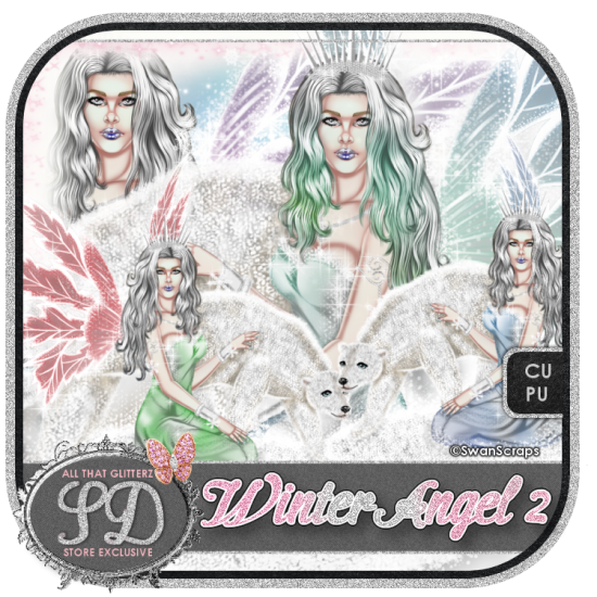 Winter Angel 02 CU - Click Image to Close