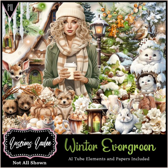 Winter Evergreen - Click Image to Close