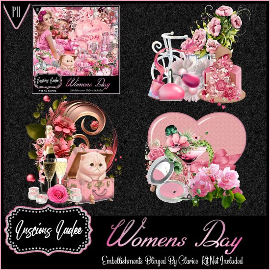 Womens Day Embellishments - Click Image to Close