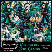 Wonderland Blue Greens