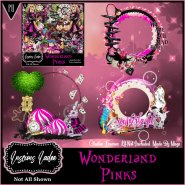 Wonderland Pinks Cluster Frames