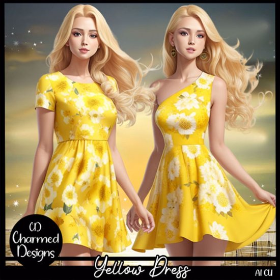 Yellow Dress - Click Image to Close