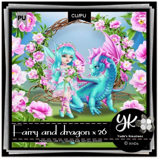 Fairy and dragon - Click Image to Close